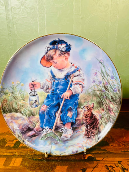 The Leonardo Collection “A Good Catch” Christine Haworth Porcelain Plate 20cm