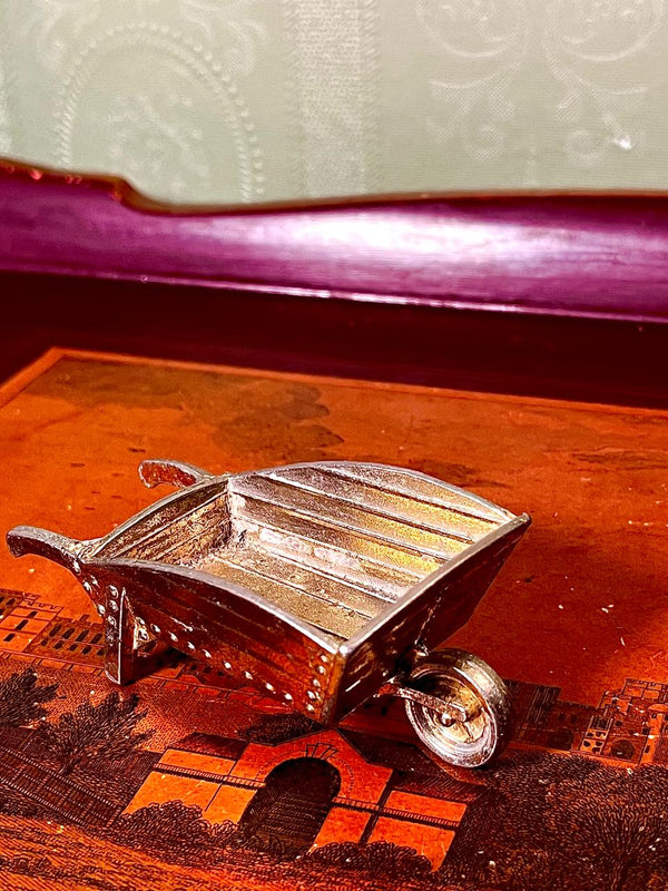 Silver-Tone Miniature Bench Decor 3.5 Inch