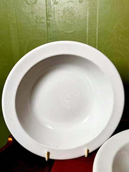 Wood & Sons White Vitreous Ware Bowls Set of 6 – Made in England