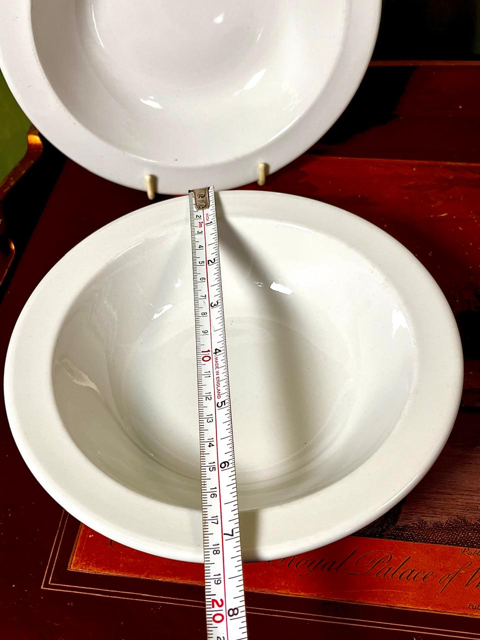 Wood & Sons White Vitreous Ware Bowls Set of 6 – Made in England