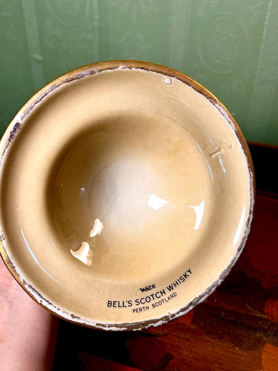 Vintage Bell’s Scotch Whisky Ceramic Decanter 75cl Wade Perth Scotland