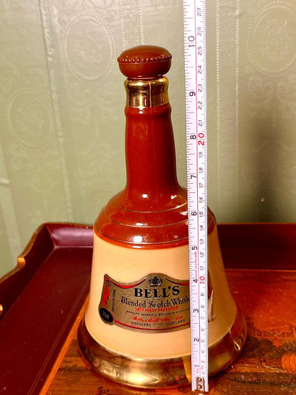 Vintage Bell’s Scotch Whisky Ceramic Decanter 75cl Wade Perth Scotland