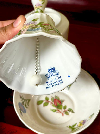 Aynsley Wild Tudor Fine Bone China Floral Decor Set, 3 Pieces