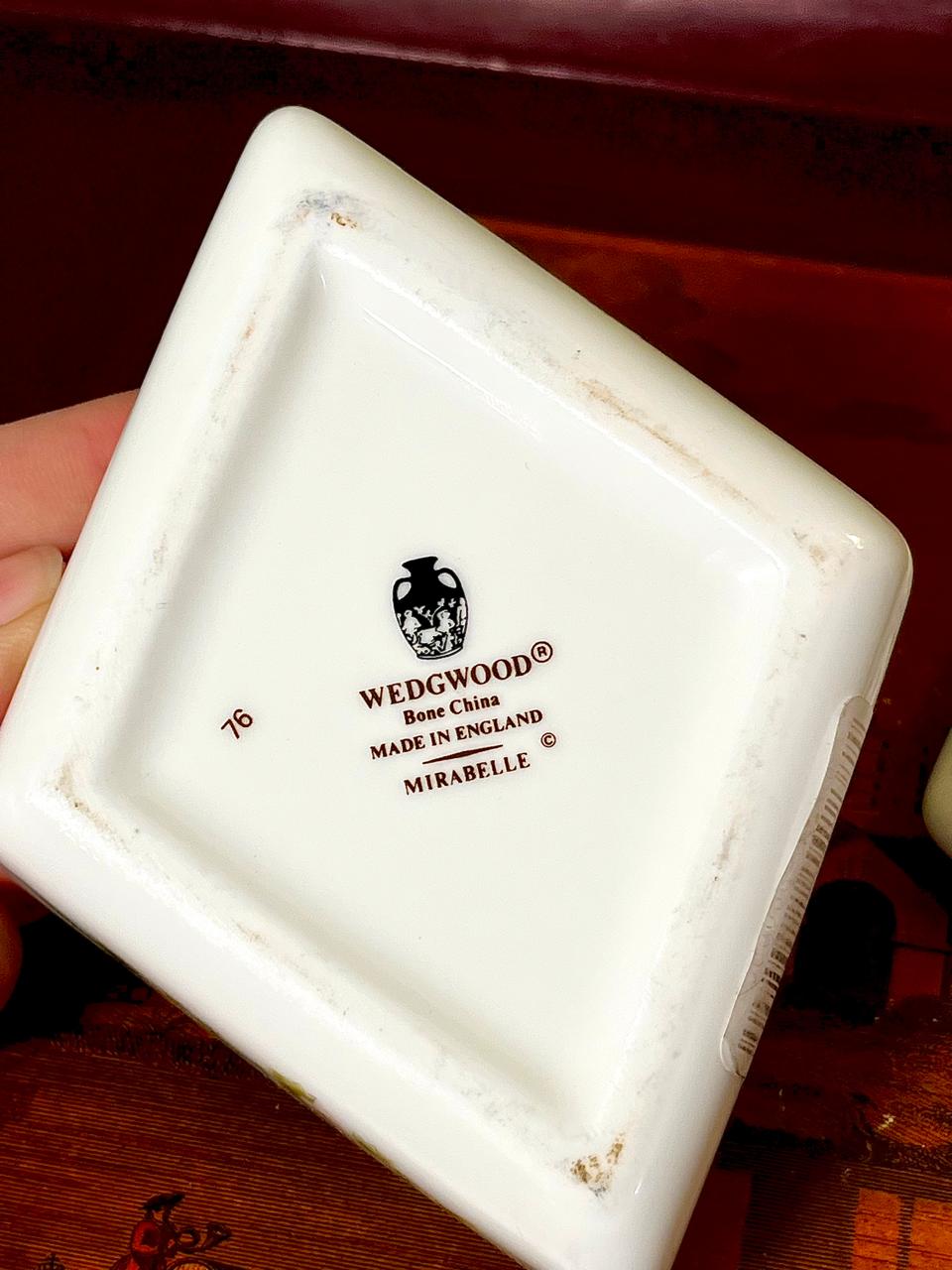 Wedgwood Mirabelle Bone China Floral Lidded Box, 5.5 in
