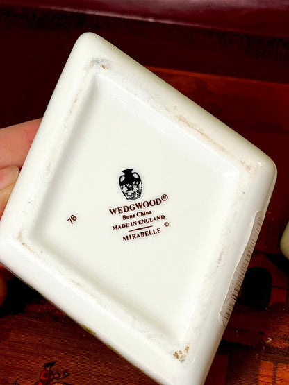 Wedgwood Mirabelle Bone China Floral Lidded Box, 5.5 in