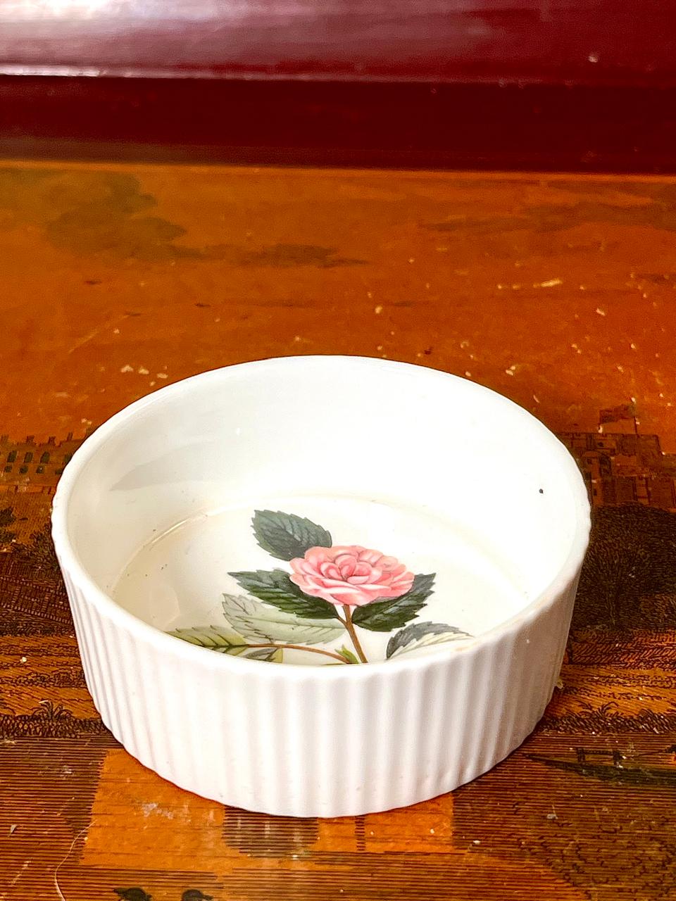 Wedgwood Hathaway Rose Bone China Oven-Safe Ramekin, 3.25 in