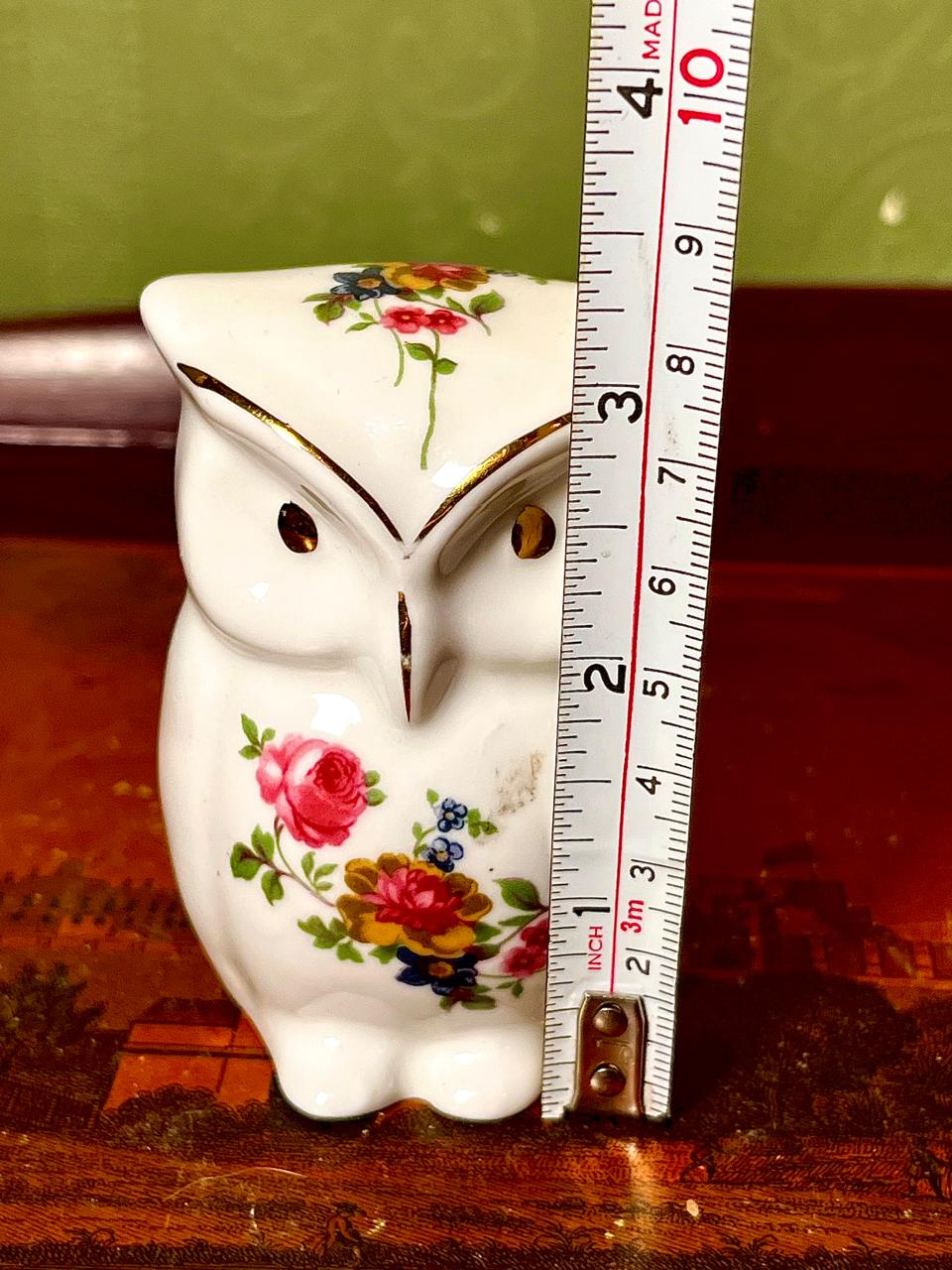Orchid Collection Fine Bone China Floral Owl – 3.5 in