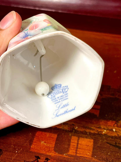 Aynsley Little Sweetheart Fine Bone China Bell – 3.25 in