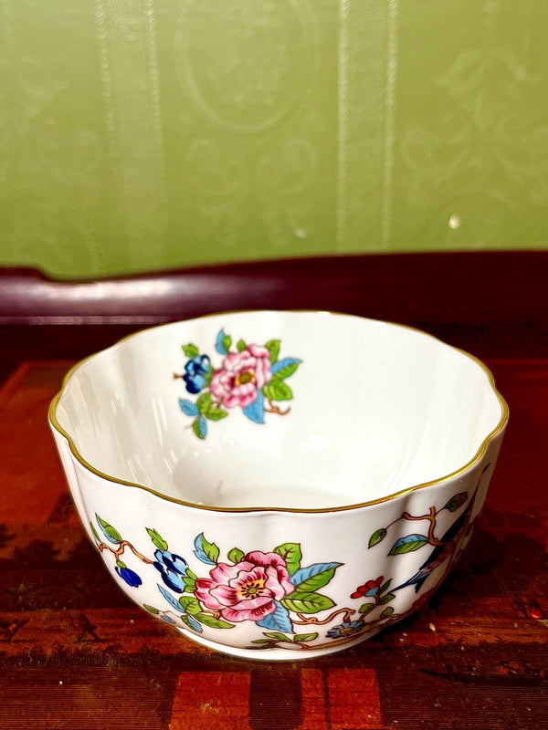 Aynsley Pembroke Var-I-Ete Bone China Bowl – 4.25 in