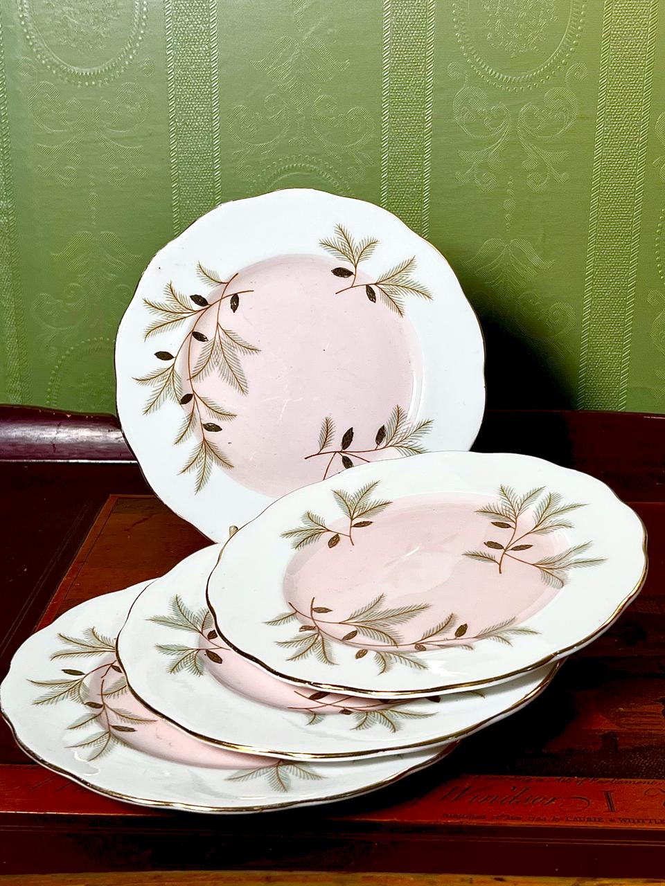 Royal Albert Braemar Bone China Plates – 4 Pieces, 6.25 in