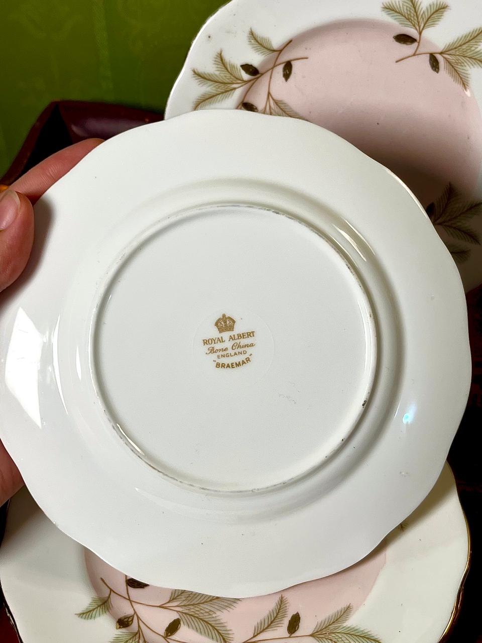 Royal Albert Braemar Bone China Plates – 4 Pieces, 6.25 in