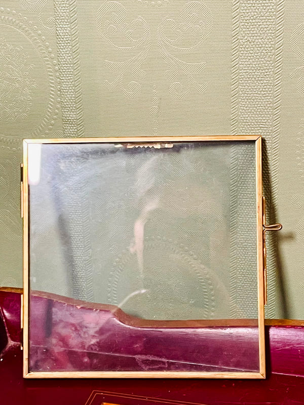 Gold-Tone Crystal Floating Photo Frame Approx. 15cm
