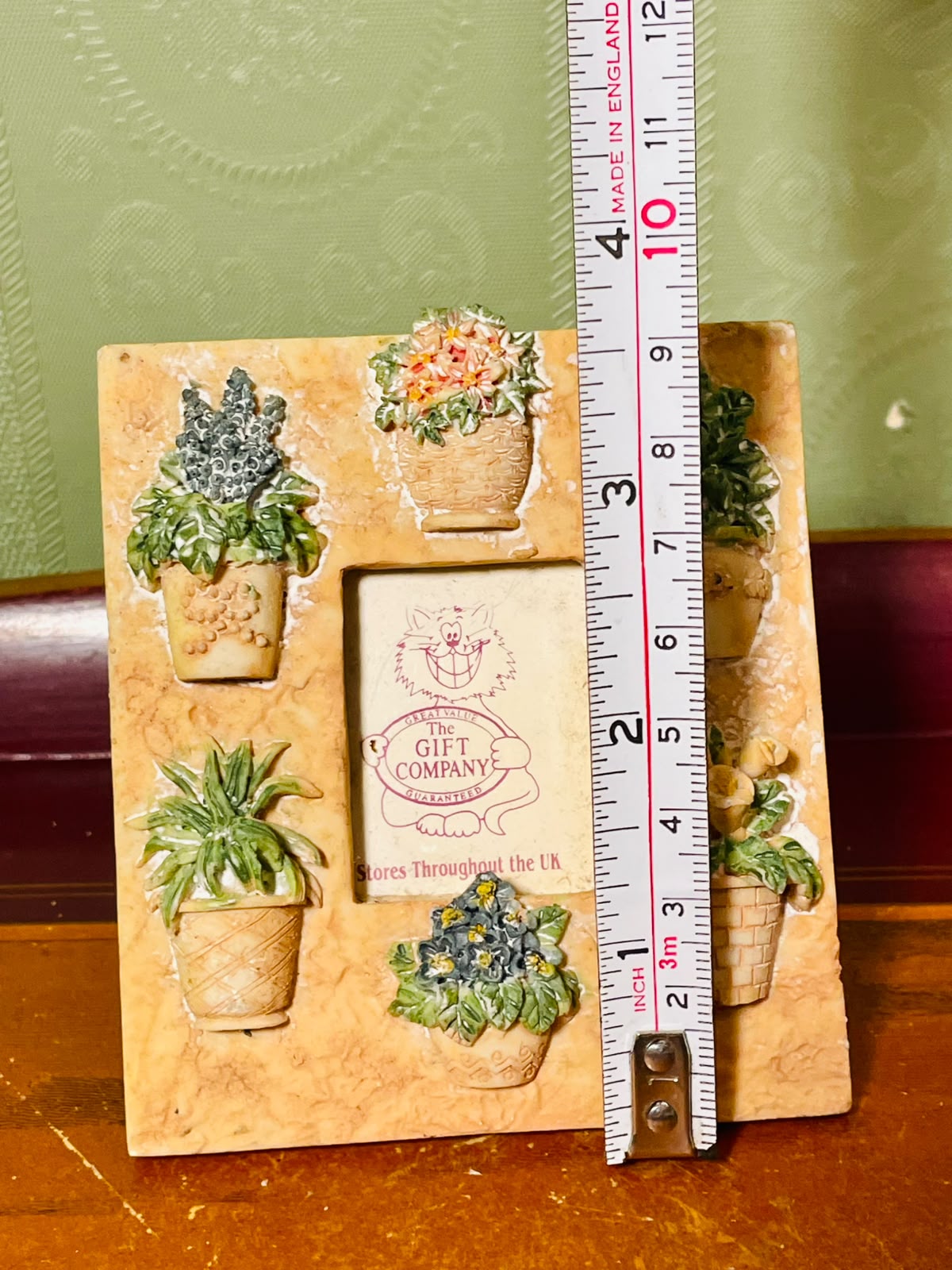 The Gift Company Potted Plant Photo Frame Approx. 9cm