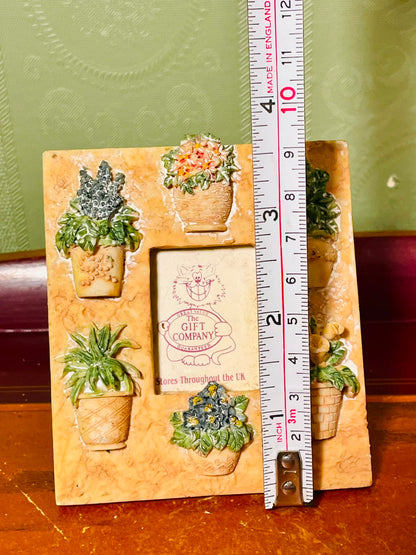 The Gift Company Potted Plant Photo Frame Approx. 9cm