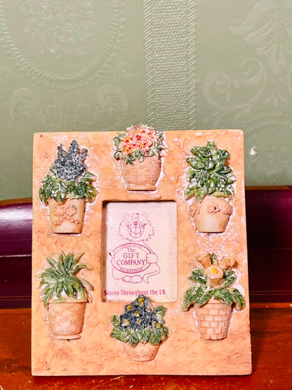The Gift Company Potted Plant Photo Frame Approx. 9cm