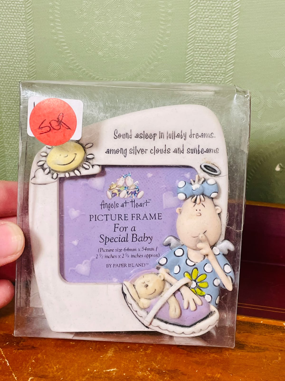 Angels at Heart Special Baby Photo Frame Approx. 11cm