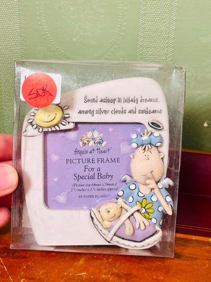 Angels at Heart Special Baby Photo Frame Approx. 11cm