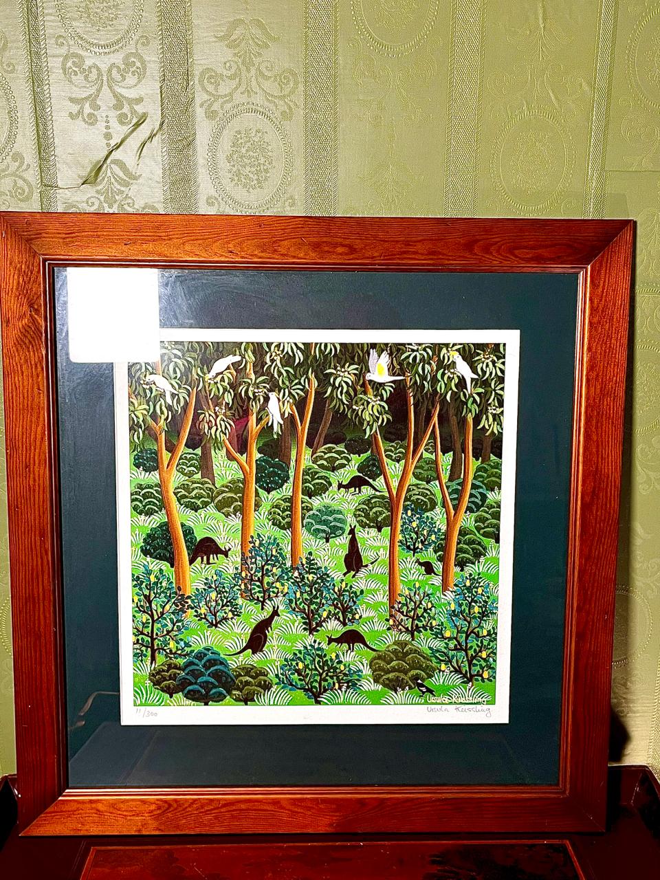 Ursula Kerssling Limited Edition Australian Wildlife Art Watercolor Painting 11/300