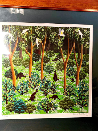 Ursula Kerssling Limited Edition Australian Wildlife Art Watercolor Painting 11/300