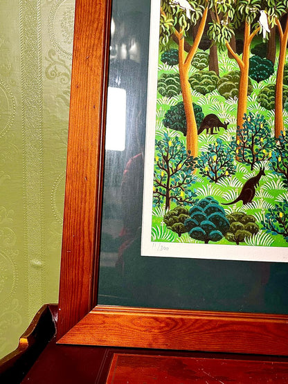 Ursula Kerssling Limited Edition Australian Wildlife Art Watercolor Painting 11/300