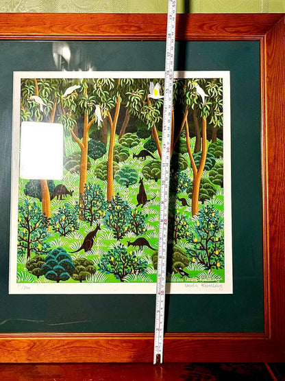 Ursula Kerssling Limited Edition Australian Wildlife Art Watercolor Painting 11/300