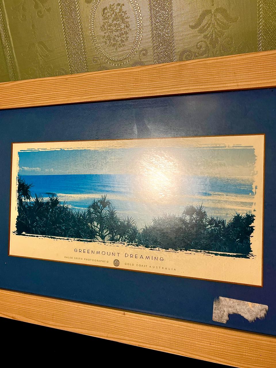 Greenmount Dreaming Gold Coast Australia Framed Picture 48cm