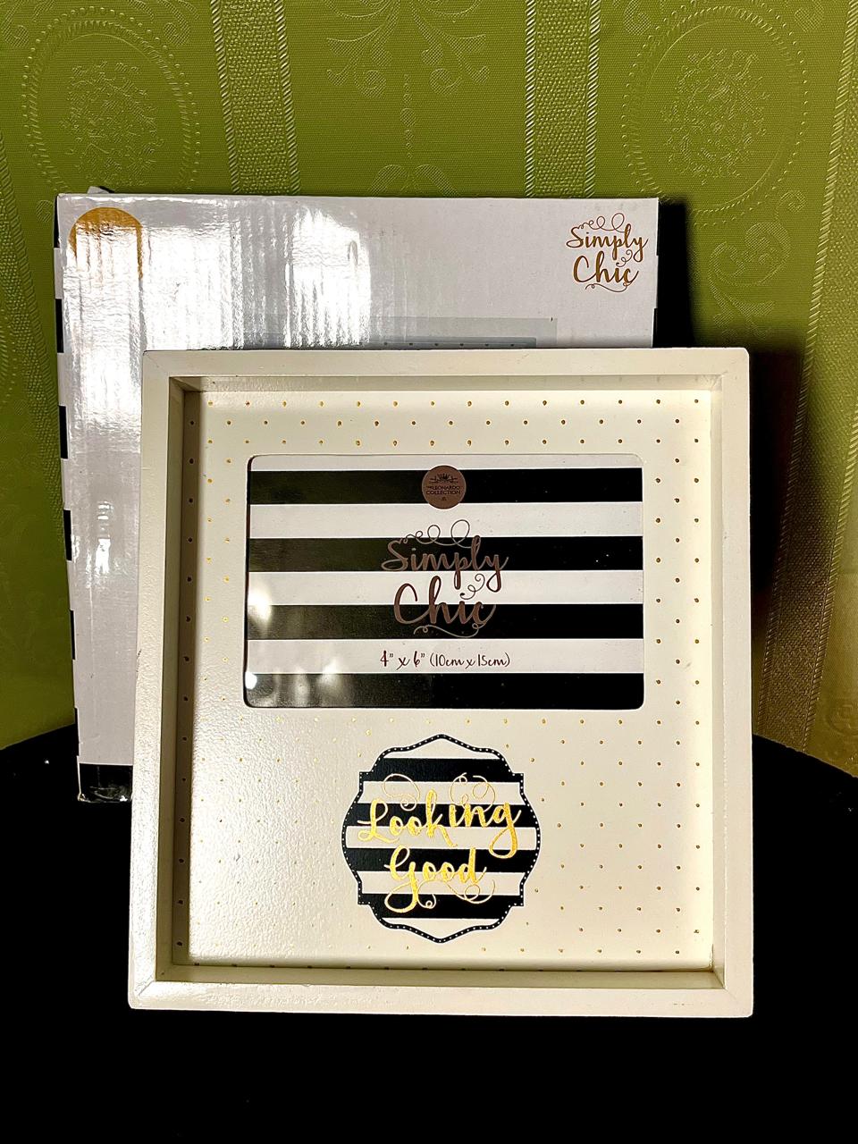 Simply Chic Looking Good Photo Frame 10x15cm