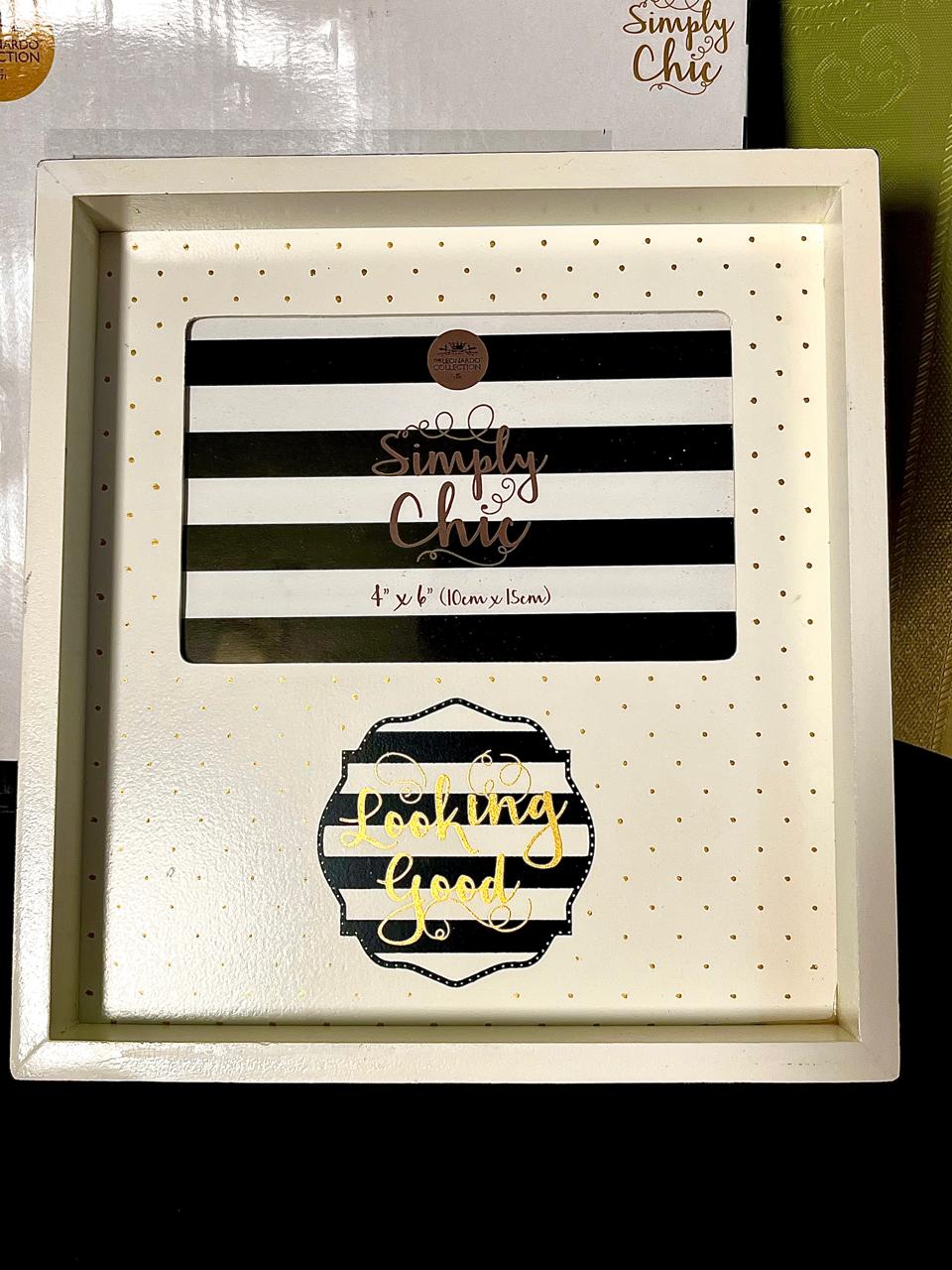 Simply Chic Looking Good Photo Frame 10x15cm