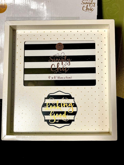 Simply Chic Looking Good Photo Frame 10x15cm