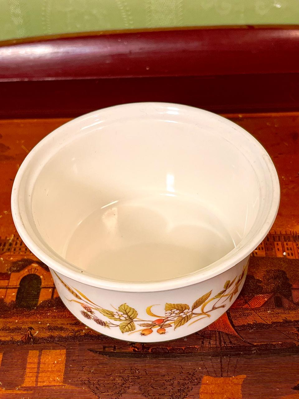 Botanical Berry Ceramic Serving Bowl Approx. 5 Inch