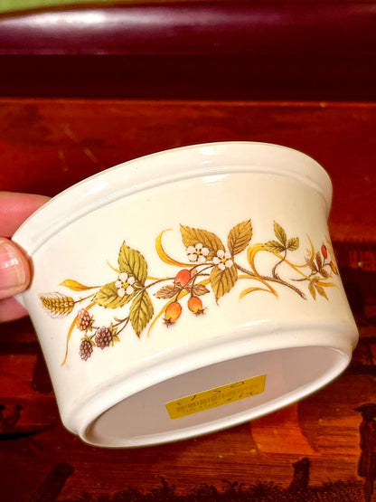 Botanical Berry Ceramic Serving Bowl Approx. 5 Inch