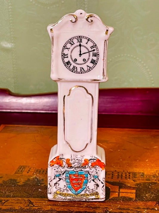 Hereford Clock-Shaped Decorative Ornament 12.5cm