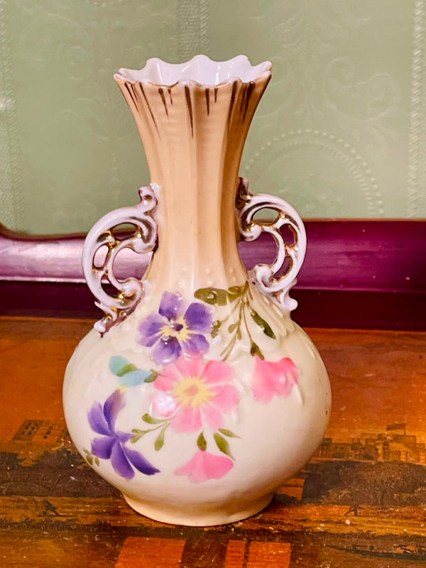 Vintage Floral Decorative Vase Made in England 13 cm