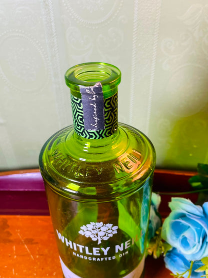 Whitley Neill Gooseberry Gin Green Glass Decorative Bottle 22 cm