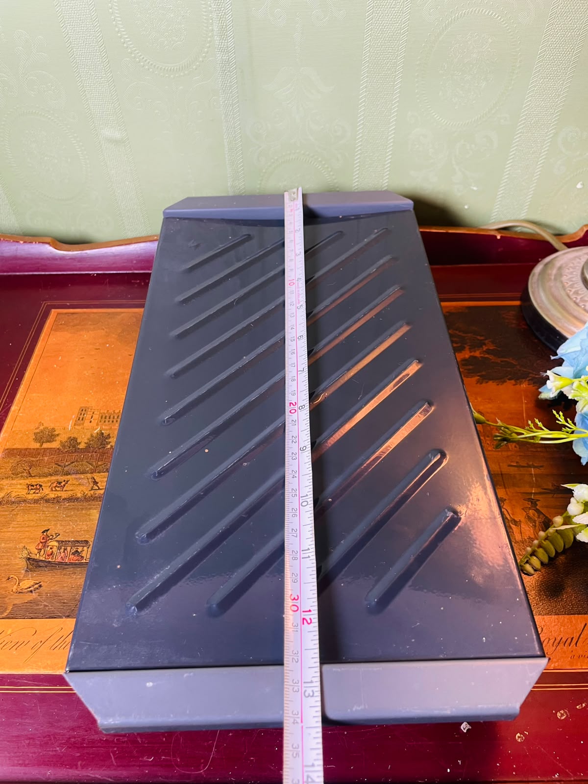 Metal Dual Tealight Food Warming Tray 34 cm