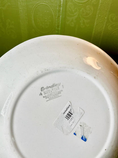 Grindley Ironstone Floral Serving Platter 23 cm