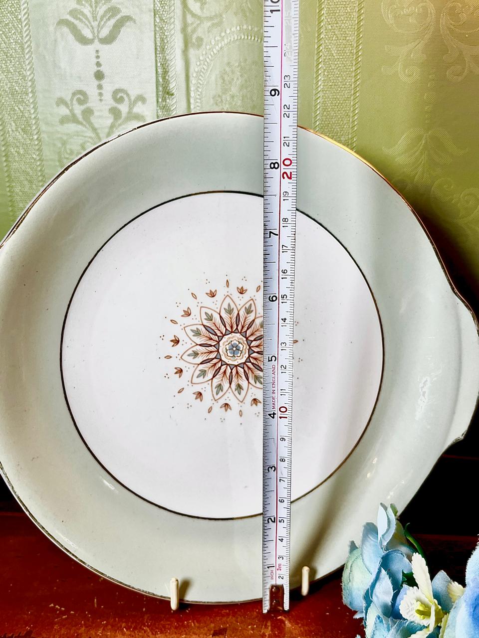 Grindley Ironstone Floral Serving Platter 23 cm