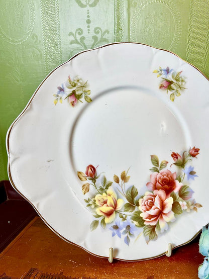 Mayfair Fine Bone China Floral Serving Plate 21 cm