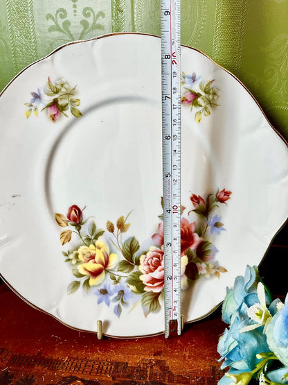Mayfair Fine Bone China Floral Serving Plate 21 cm
