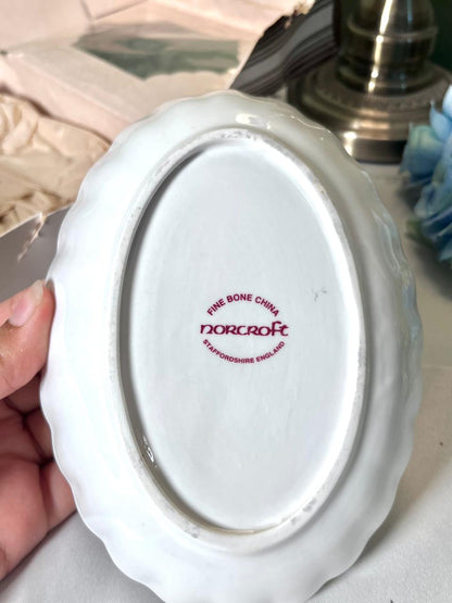 Ruby 40th Anniversary Floral Decorative Plate 17 cm