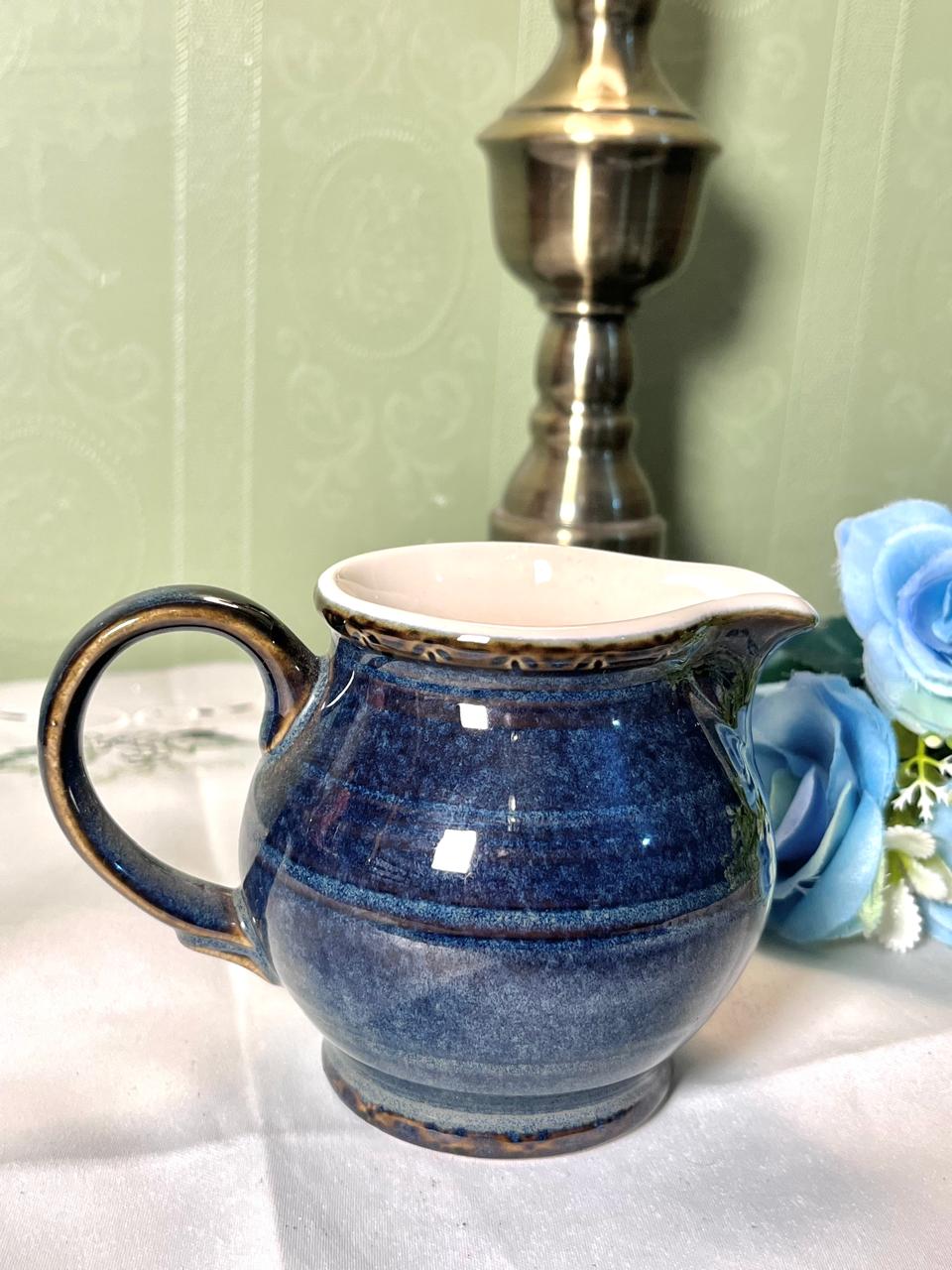Brecon Blue Ceramic Jug 10cm
