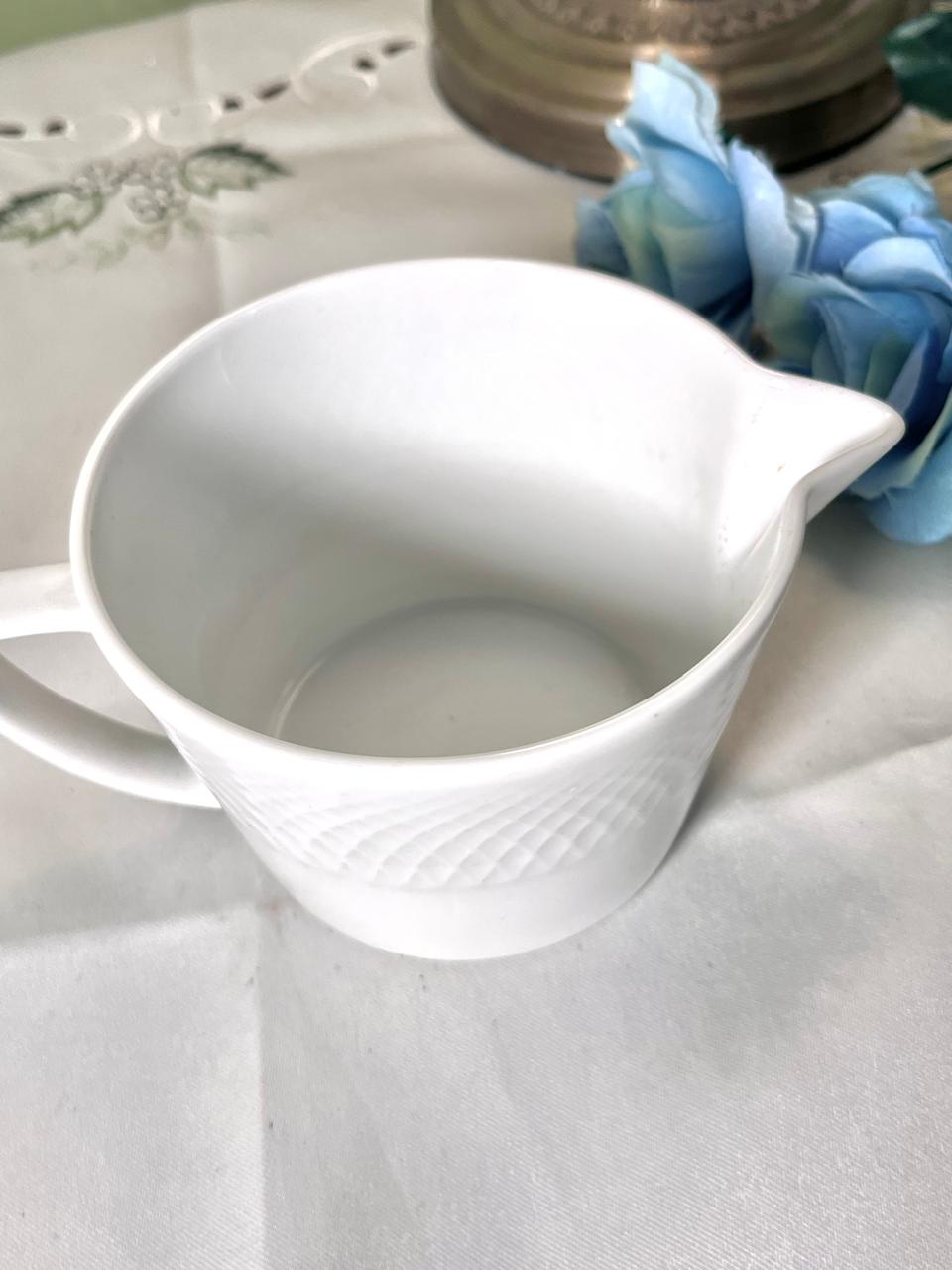 Demo Designs White Textured Ceramic Jug 10cm