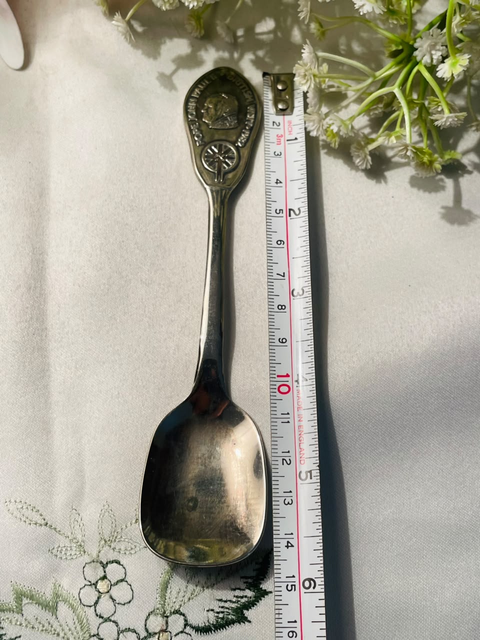 Pope John Paul II British Visit 1982 Souvenir Spoon – 6 Inches