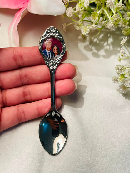 Prince Harry Commemorative Silver-Tone Spoon – Approx. 4 Inches
