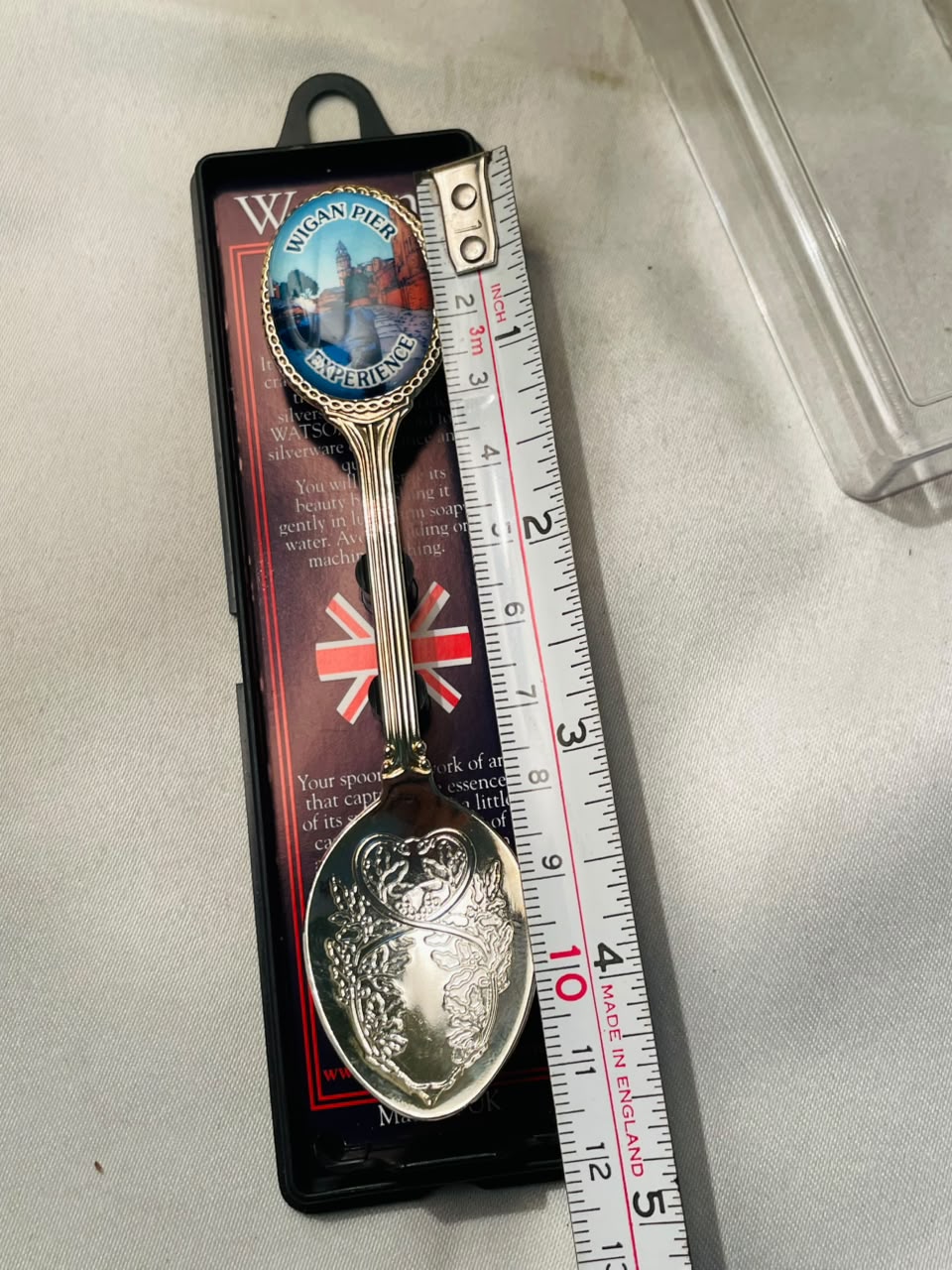 Watsons Wigan Pier Silver-Tone Souvenir Spoon – Approx. 4.5 Inches
