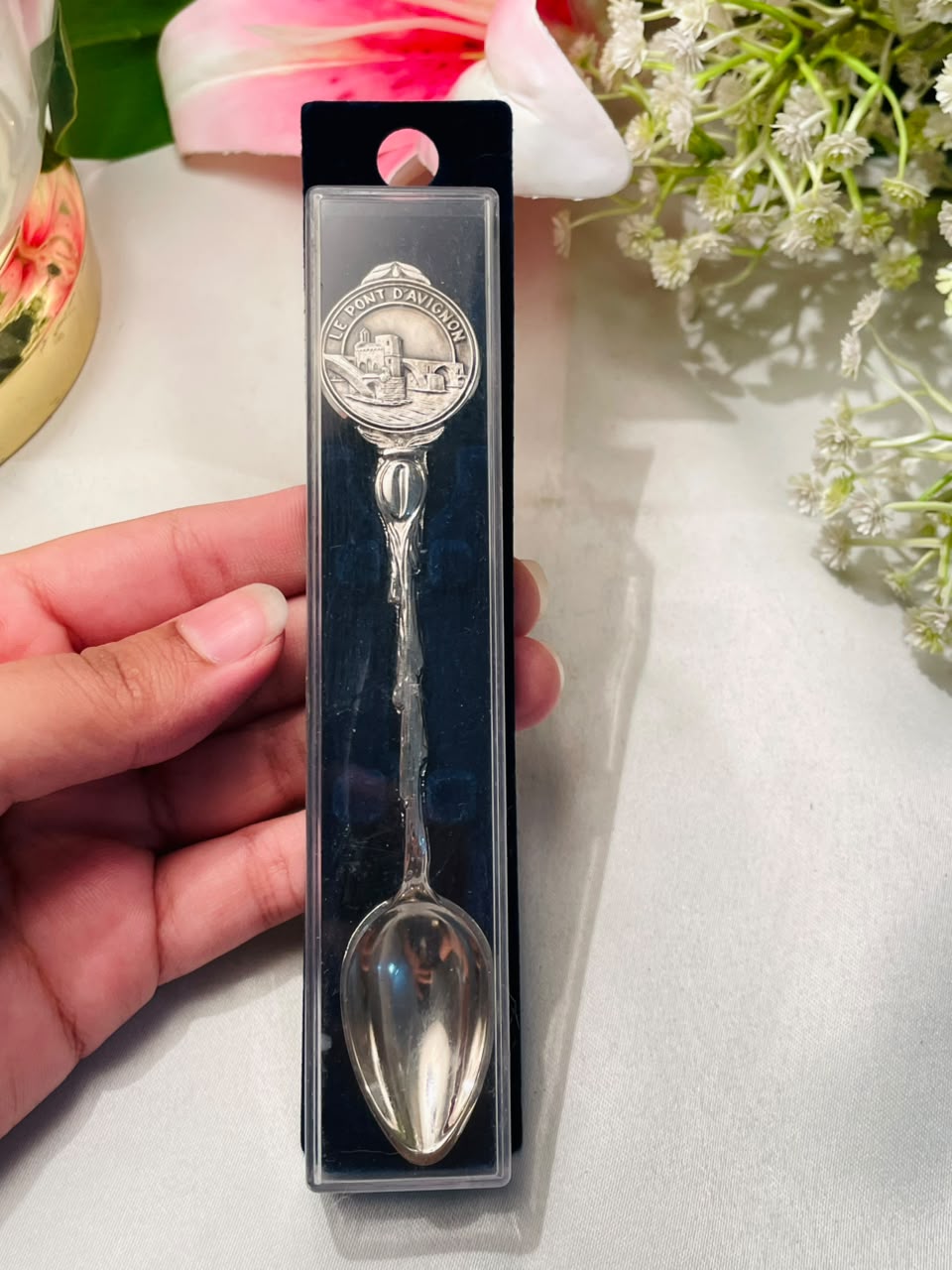 Le Pont d’Avignon Silver-Tone Collectible Souvenir Spoon – 5.5 Inch