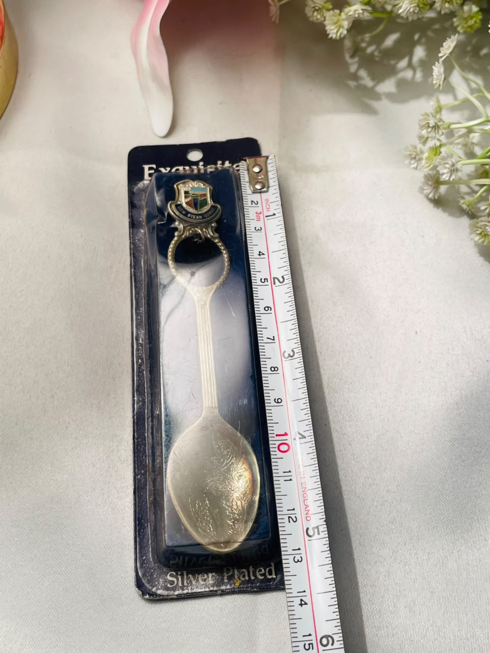 Exquisite Sitia Crete Silver-Plated Collectible Souvenir Spoon