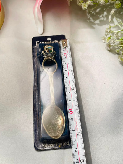 Exquisite Sitia Crete Silver-Plated Collectible Souvenir Spoon