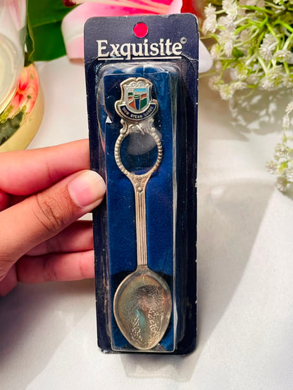 Exquisite Sitia Crete Silver-Plated Collectible Souvenir Spoon