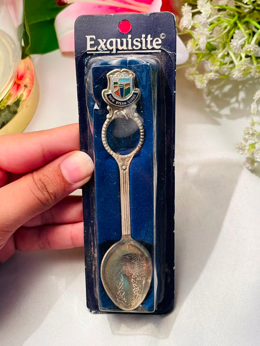 Exquisite Sitia Crete Silver-Plated Collectible Souvenir Spoon